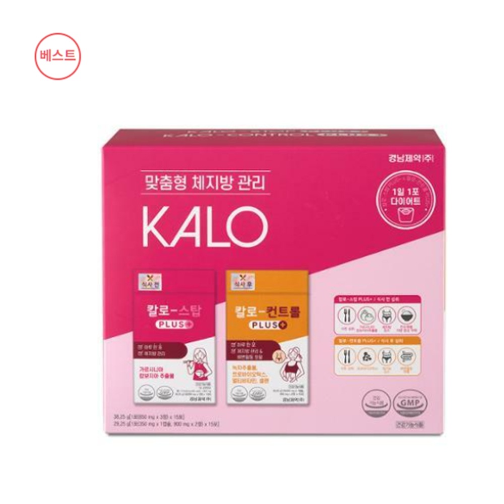 慶南カロストップPLUS 15砲+カロコントロールPLUS15砲企画（30日分）