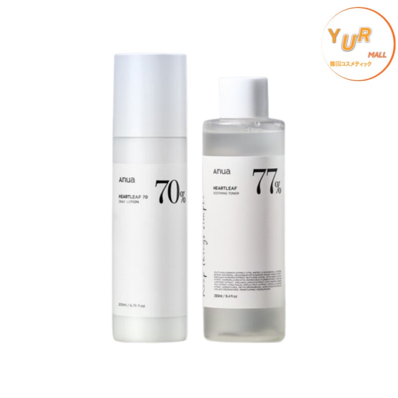 ドクダミ 77％ スージングトナー 250ml + ドクダミ70%デイリーローション 200ml