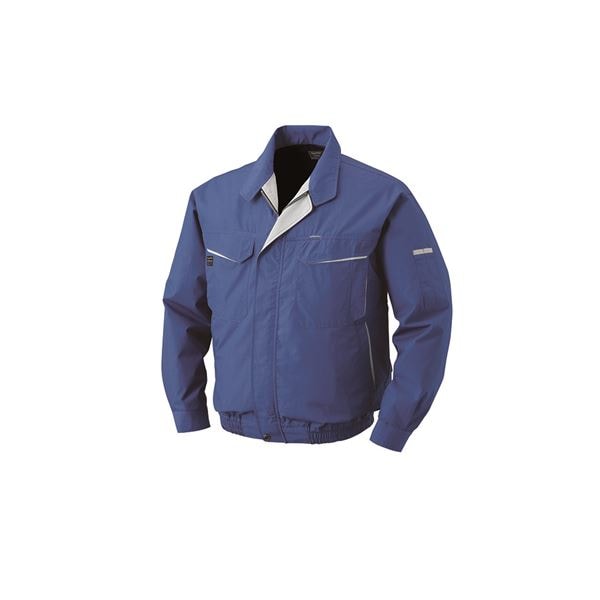 KU90470 空調服 綿/ポリ混紡 ブルー M