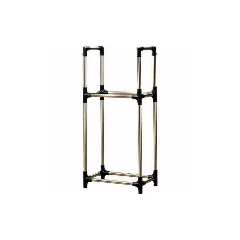 【即納】アイリスオーヤマ ステンレスタイヤラック カバー付 ブラック KSL-590C