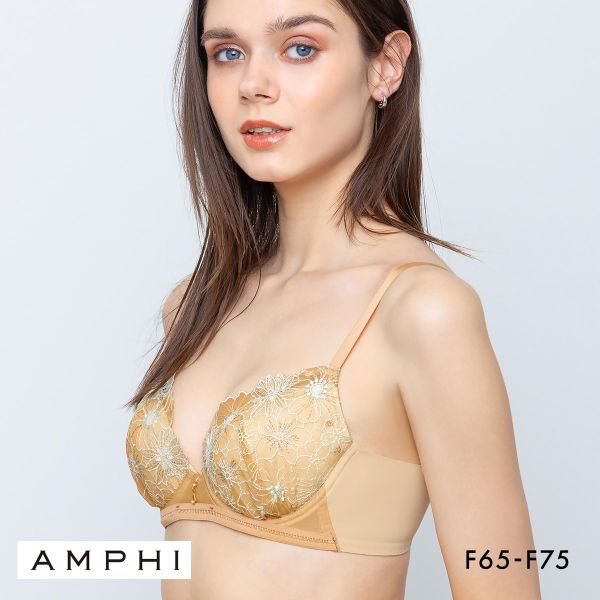アンフィ ふわふわブラ ブラジャー やさしいふわふわ触感 F 大きいサイズ 自然なまるみ AMPH 5,085円