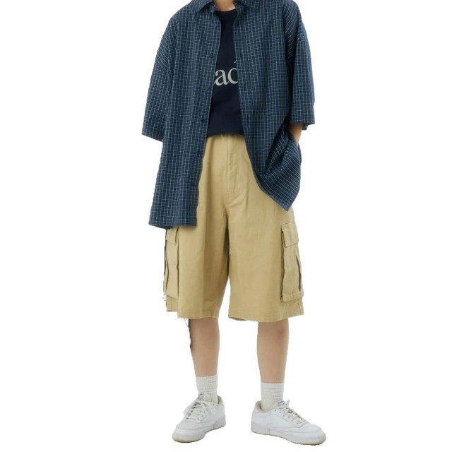 ハーフカーゴパンツ　ユニセックス