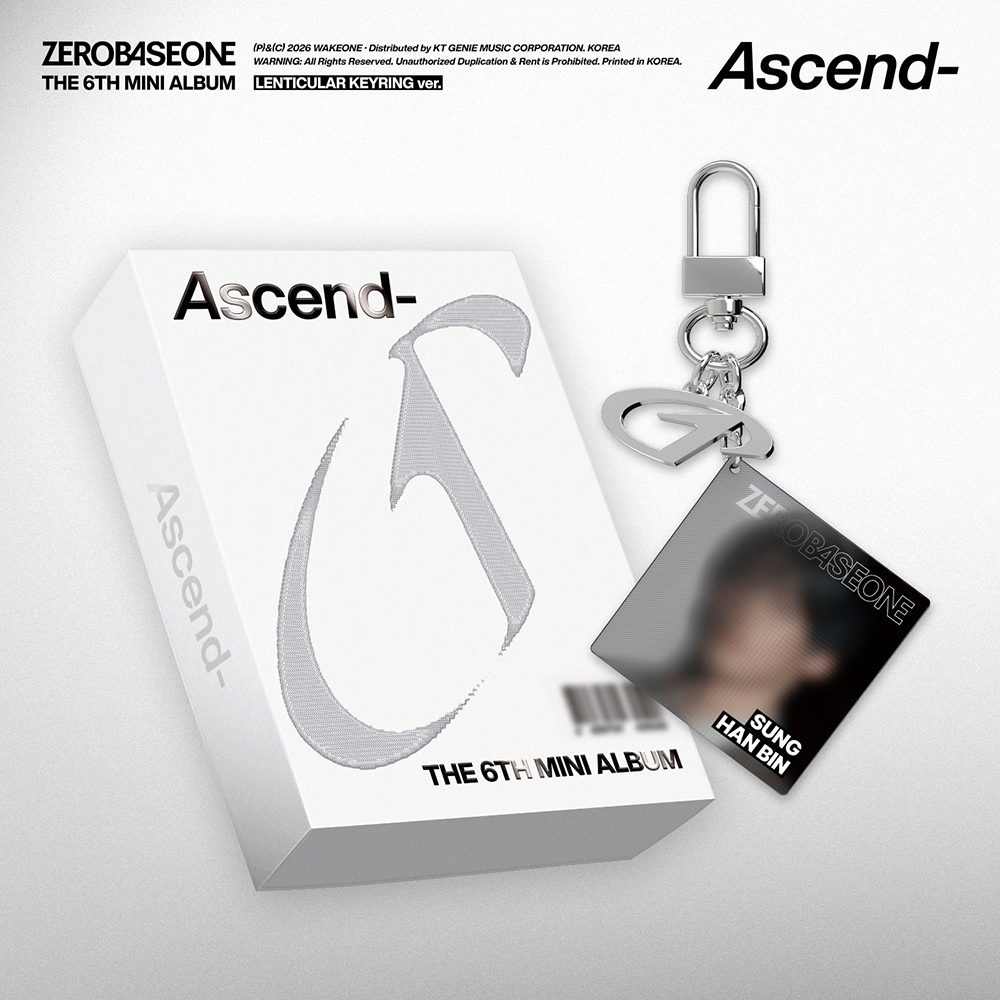 【スマートアルバム】 【アルバム5種】 ZEROBASEONE - The 6th Mini Album [ Ascend- ] LENTICULAR KEYRING Ver. / ゼロベースワン