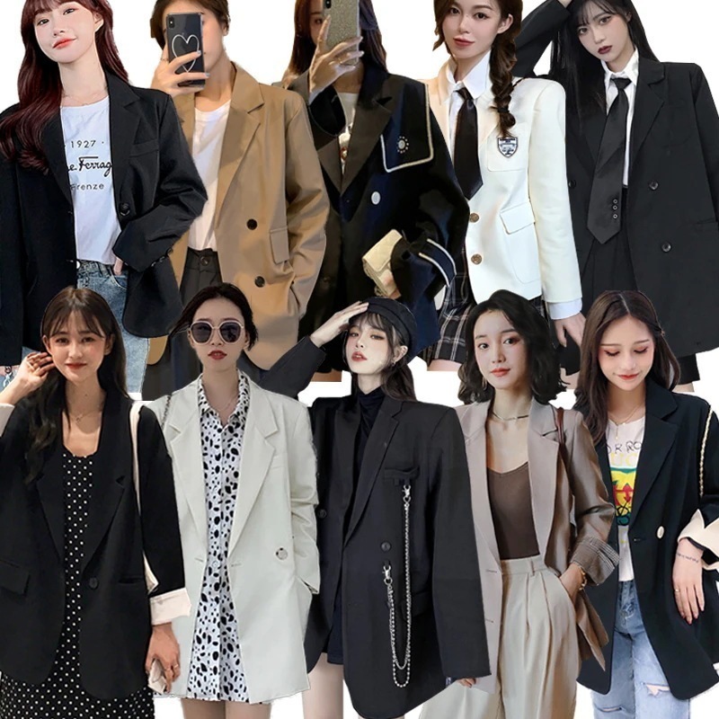 大人気！ 2025年新作韓国ファッション コートデニムジャケット ファッションレディース テーラー テーラードジャケット