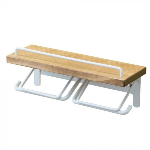 サンハーベスト SIN-20 NA トイレットペーパーホルダー（ダブルtype）ナチュラル メーカー直送