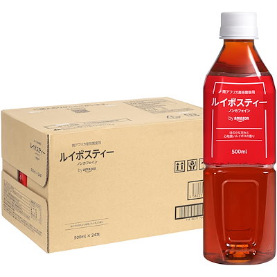 他サイト： by Amazon ルイボスティー 500ml×24本 デカフェ ノンカフェイン (Happy Belly)の商品画像
