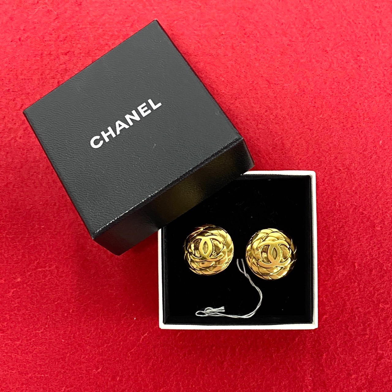 ヴィンテージ ココマークイヤリング GP ゴールド 74255