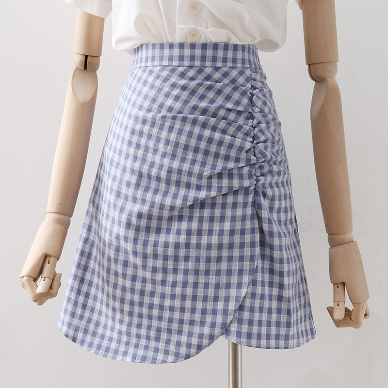 ギンガムチェック柄スカート スカート ボトムス ミニ ミニ丈 フレア Aライン ハイウエスト かわいい 大人可愛い きれいめ シンプル カジュアル 大人 上品 おしゃれ お洒落 大人可愛い 大人女子 5,621円