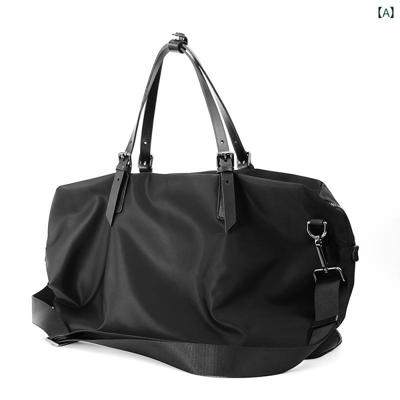 バッグ　ハンドバッグ　トラベル 植物 タンニン なめし 牛革 メンズ ハンドバッグ メッセンジャーバッグ ナイロン 布 防水 ジム バッグ大容量 旅行 荷物 バッグ