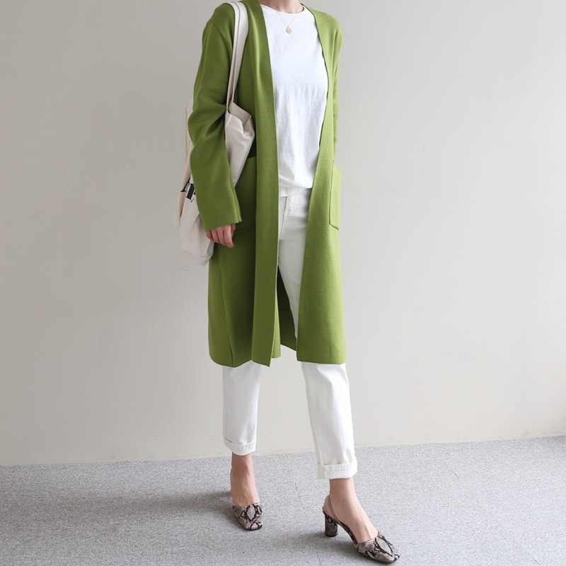 [The Bree]選べる5色！活用度の高く着られる春ニットカーディガン