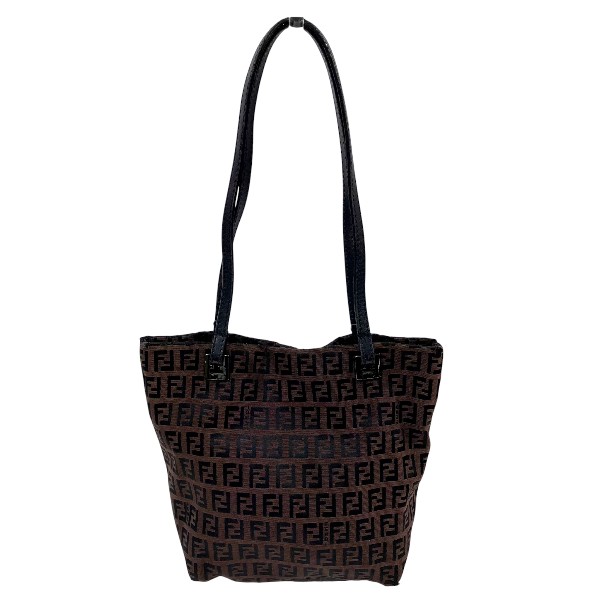 フェンディ FENDI ズッキーノ ブラウン バッグ ハンドバッグ レディース 【中古】