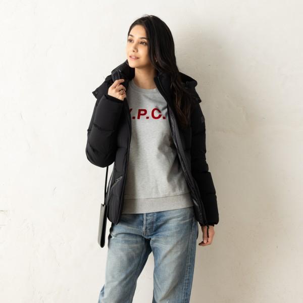 ダウンジャケット コート マダリン シェイプライン ブラック レディース MACKAGE MADALYNSTR C0001