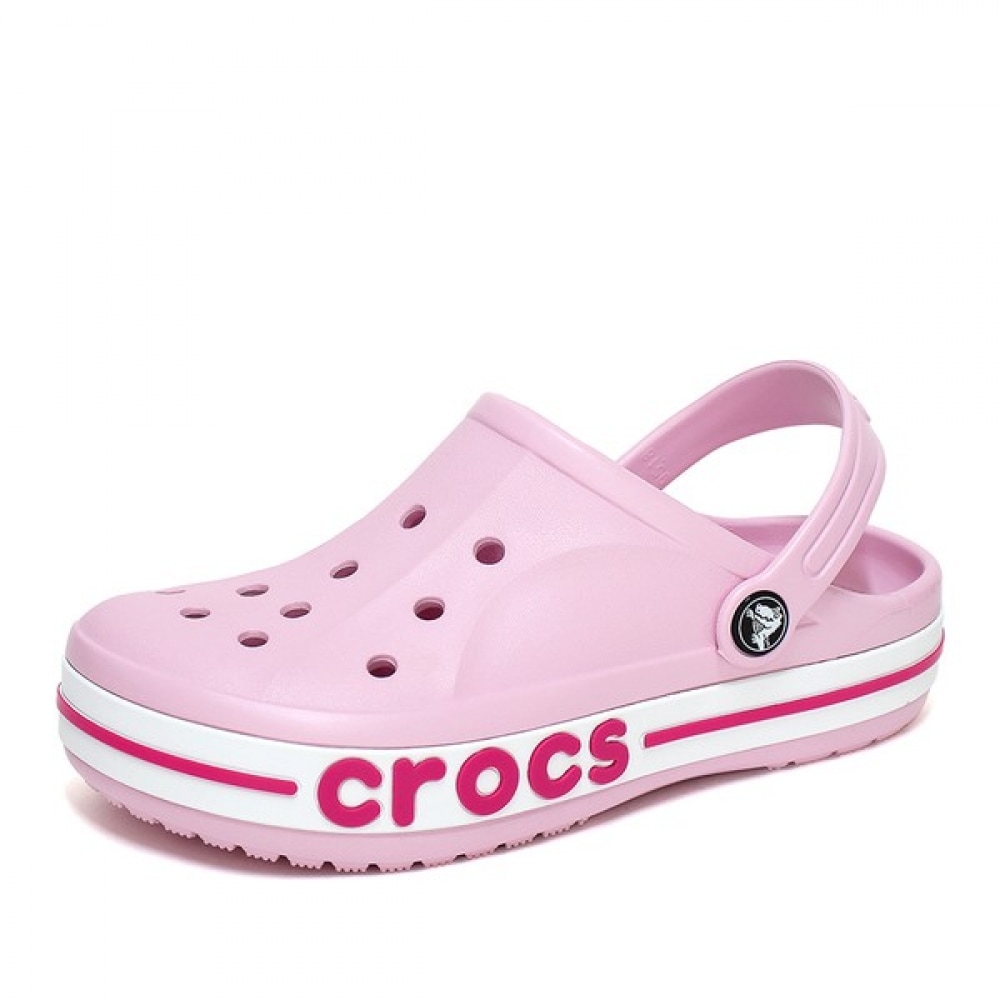 [クロックスシューズ] クロックスジュニアバヤバンドバレリーナピンク207019-6TG