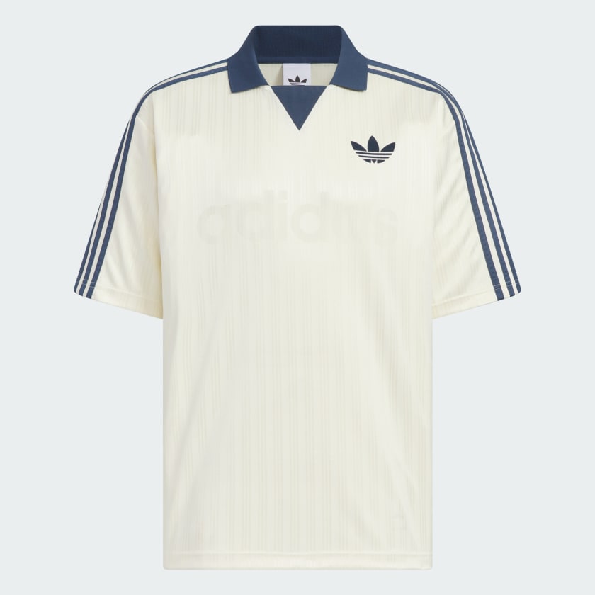 Qoo10 adidas 襟付きゴーリートップ 無地 半袖 ボタン