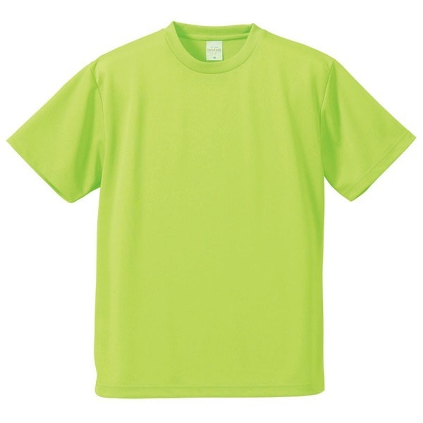 UVカット/吸汗速乾/5枚セット/4.1オンスさらさらドライ Tシャツライム グリーン M