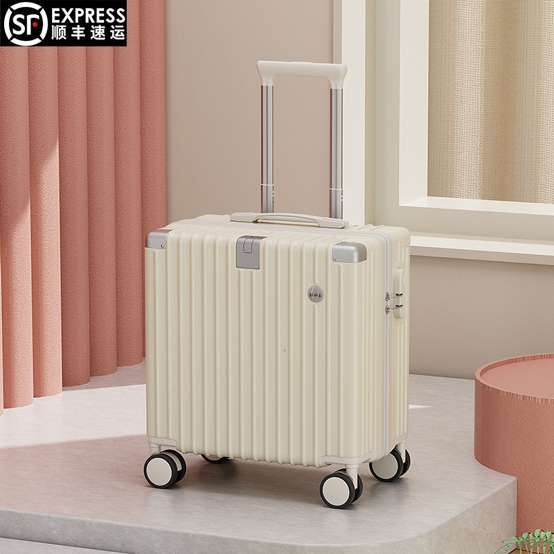 男性と女性のための新しいスタイルのスーツケース日本と韓国の流行の機内持ち込み手荷物18インチの小型で高価な旅行用荷物加工とカスタマイズの卸売