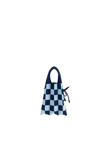 JOSEPH&STACEY公式 ニットバッグ Lucky Pleats Knit Mini Cross Checkmate (ALL)