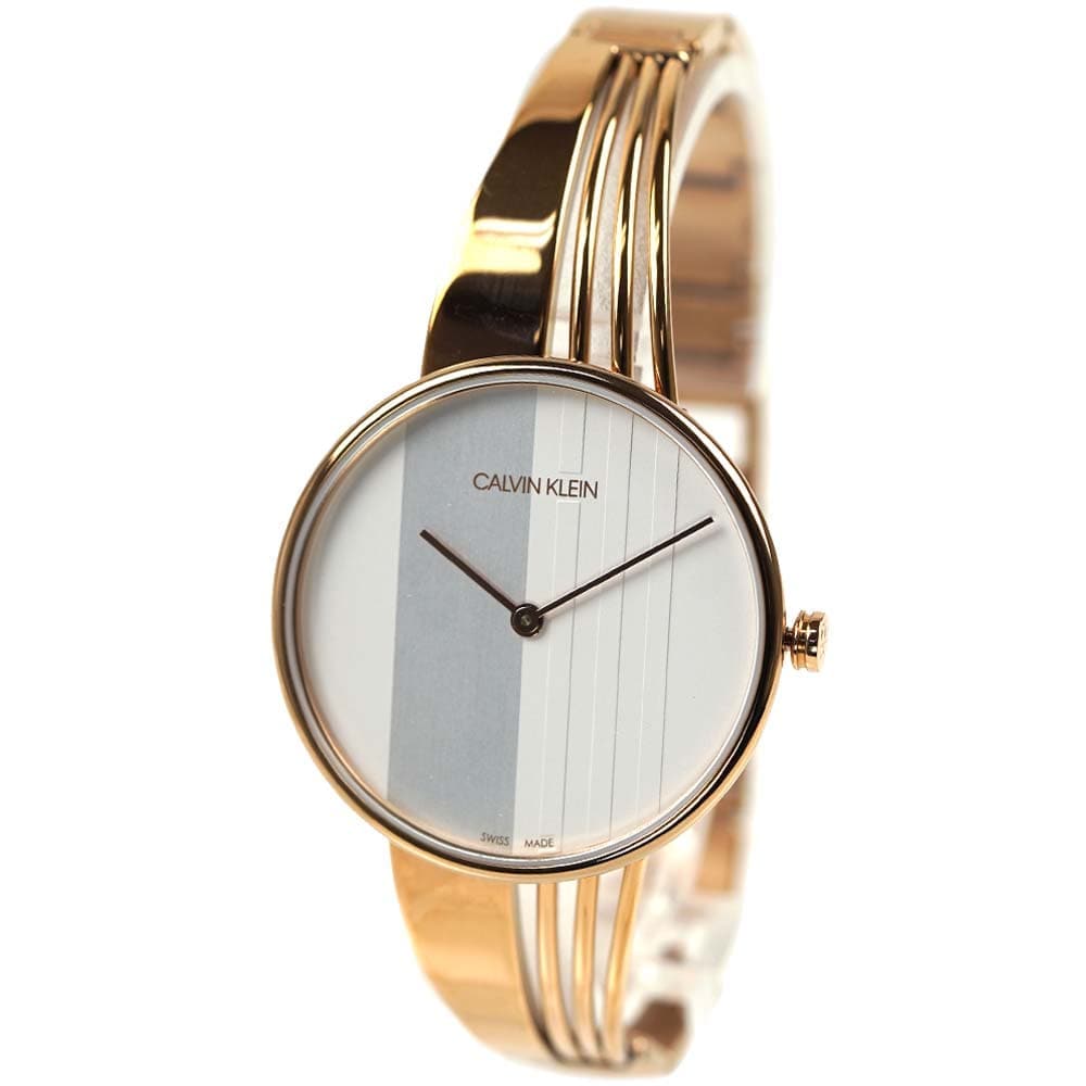 カルバンクライン 腕時計 レディース ステンレス ローズゴールド ホワイト シルバー Calvin Klein K6S2N616