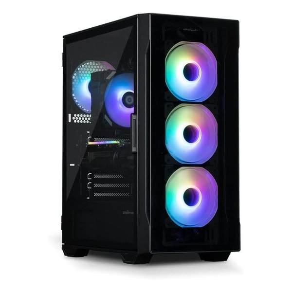ザルマン i3 NEO TG ブラック ミドルタワー型PCケース フロント強化ガラスパネル