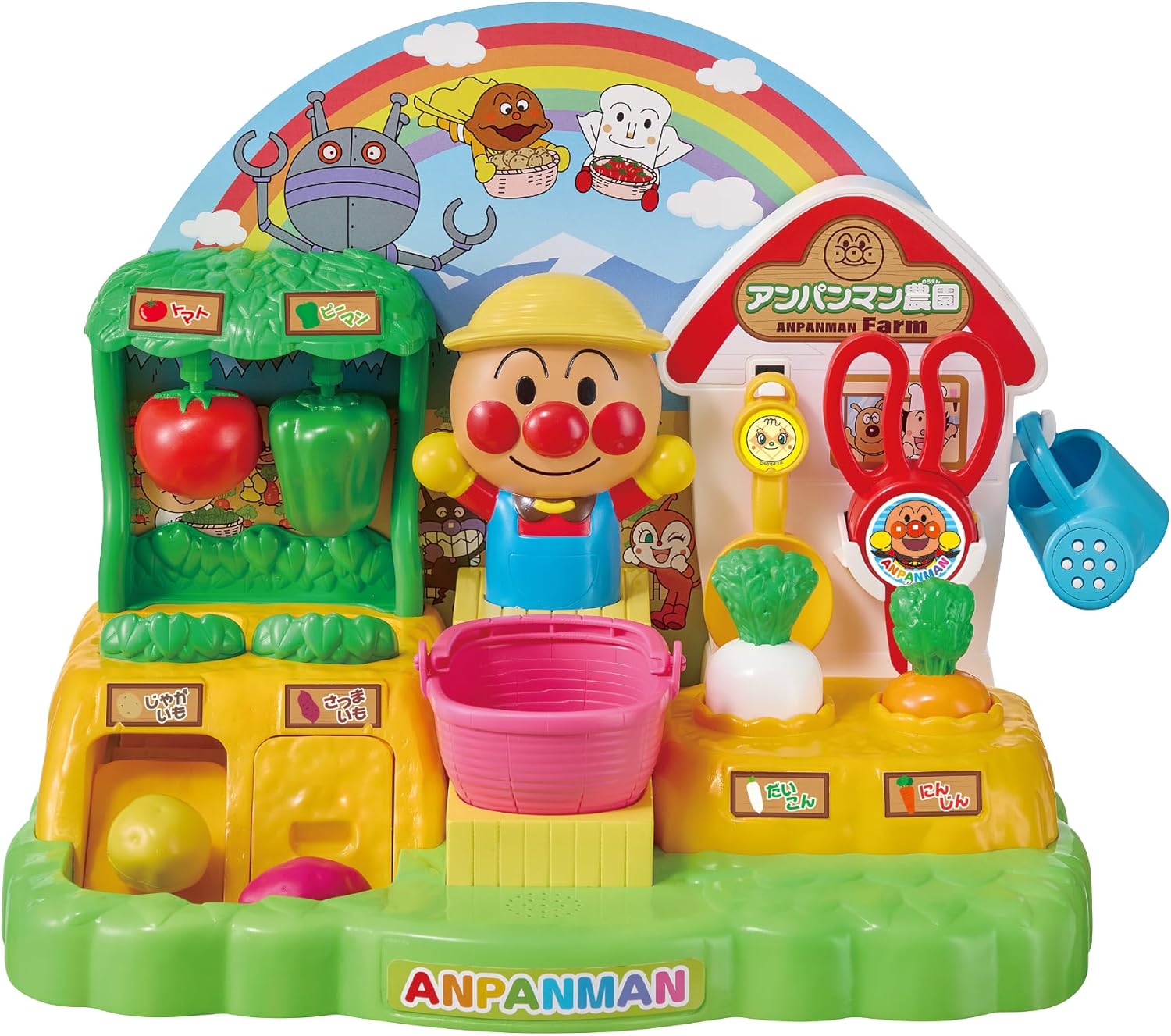 アガツマ(AGATSUMA) きって! ほって! ぬいて! とれたてアンパンマン農園【日本おもちゃ大賞2024 共遊玩具部門大賞・エデュケーショナル部門優秀賞】 (対象年齢:3歳以上)