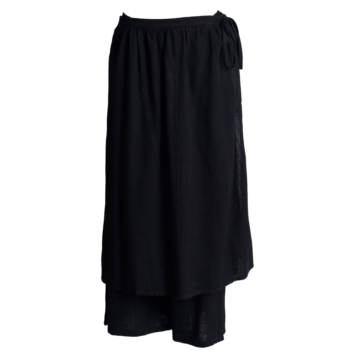 ワイドパンツ レディース 春 夏 きれいめ パンツ ワイド フレア ウエストゴム ボトムス ガウチョ スカンツ パンツスカート フレアパンツ ロングパンツ 無地 アジアン エスニック ファッション 個