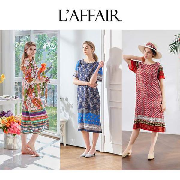 ラペア 人絹 ワンピース 3種 パッケージ LWOSS257