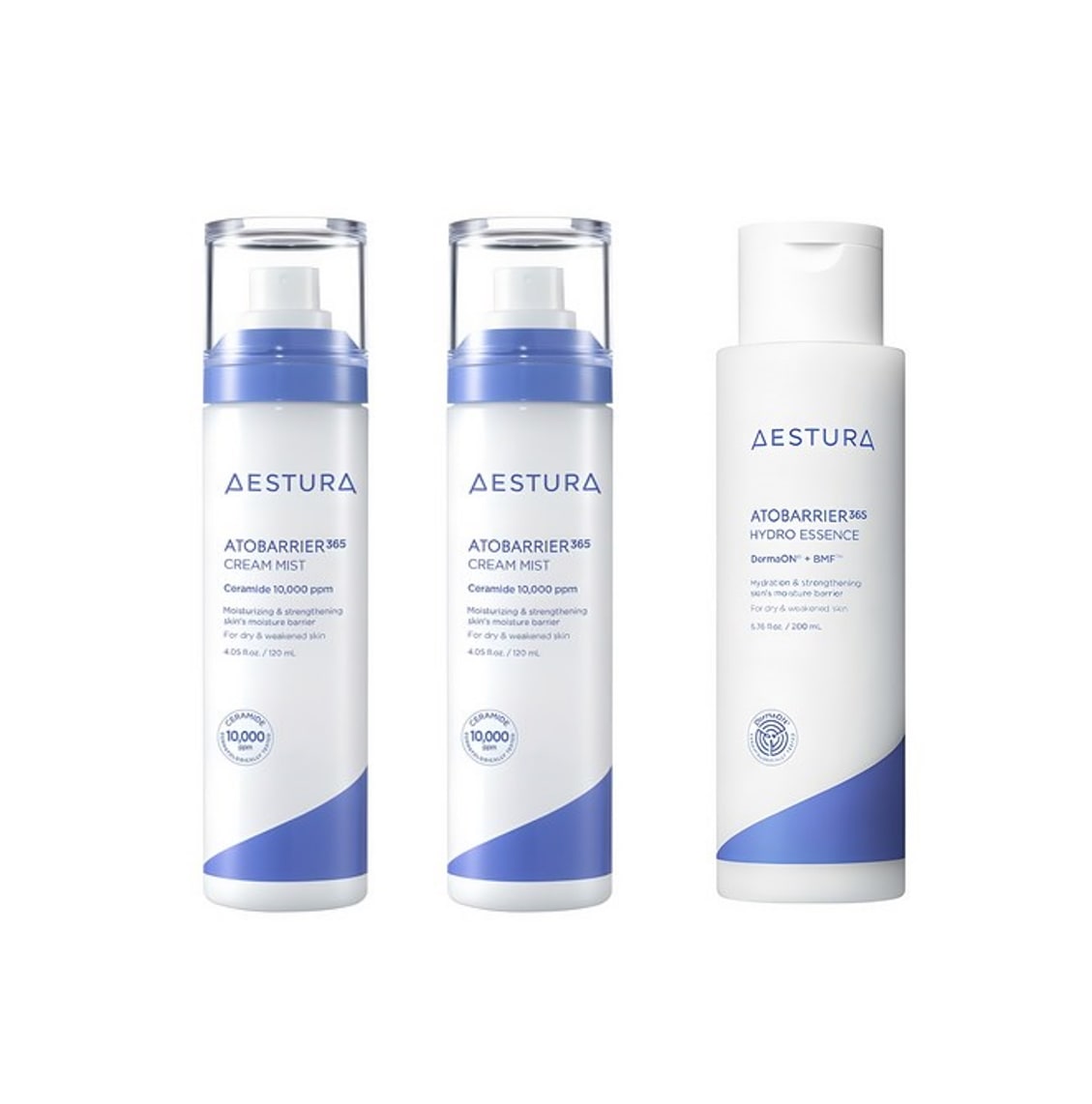 アトバリア365 セラミド クリームミスト 120ml, 2個 + アトバリア365 ハイドロエッセンス 200ml