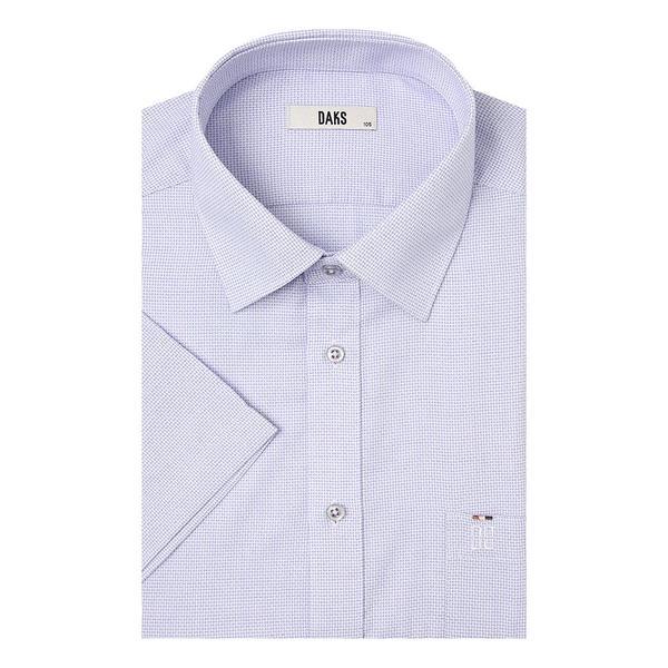 26年SS ノーケア マイクロチェック 夏 半袖 レギュラーフィット ドレスシャツ DMS1SHDS121P1