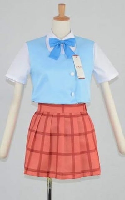 ひぐらしのなく頃に 古手羽入 制服コスプレ衣装 撮影用