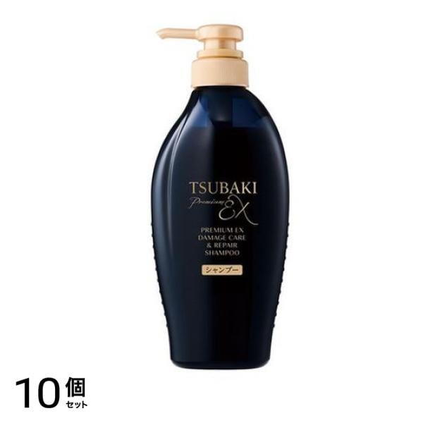 ツバキ(TSUBAKI) プレミアムEX ダメージケア&リペア シャンプー 450mL (本体) 10個セット
