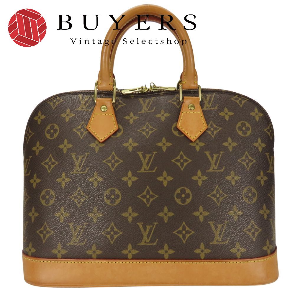 中古 ハンドバッグ アルマ M51130 モノグラム ブラウン ゴールド金具 定番 カジュアル 普段使い レディース 女性