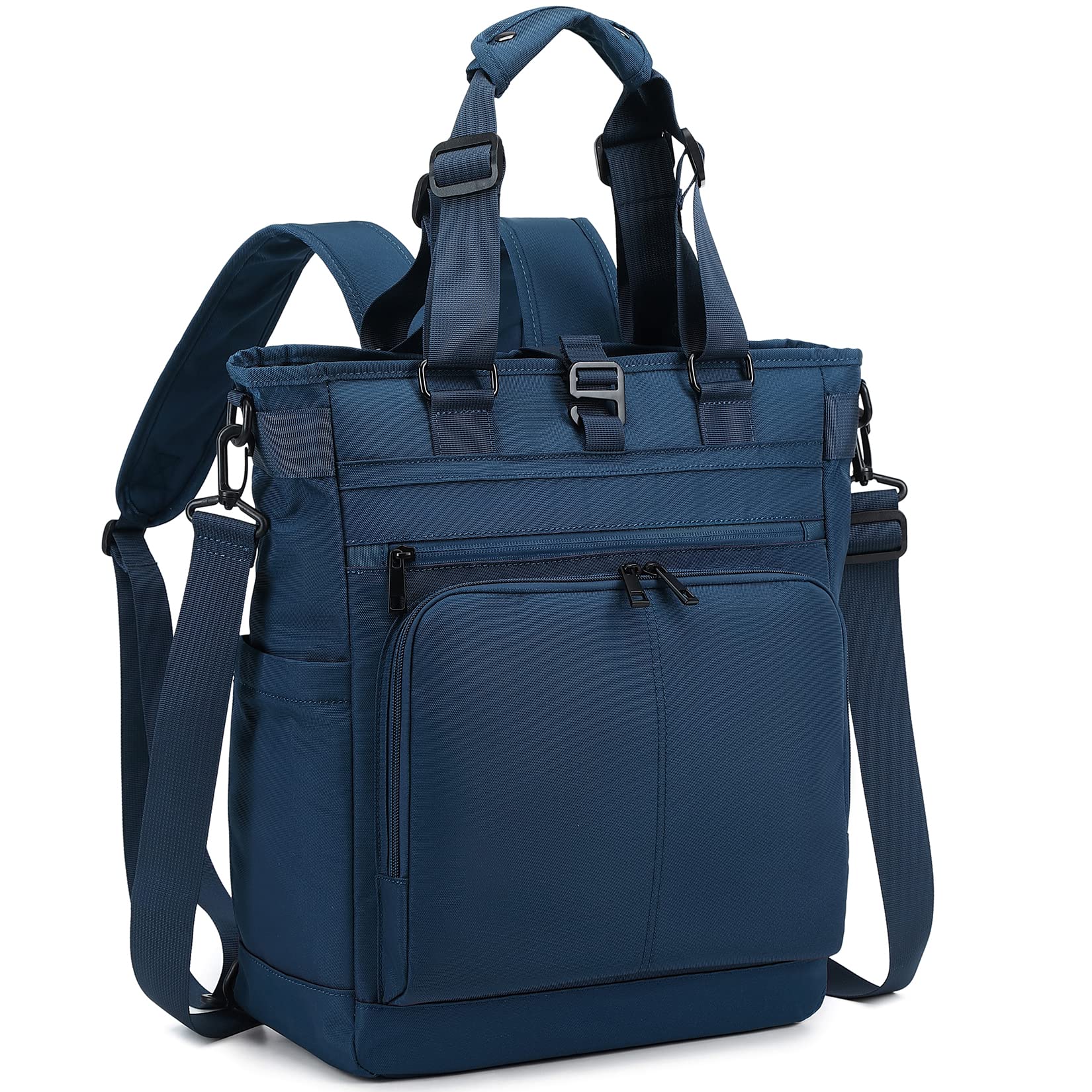[Mygreen] トートバッグ リュックサック ショルダーバッグ ビジネスバッグ 4WAY メンズ 15.6型PC対応 通勤 撥水ナイロン (ネイビー)