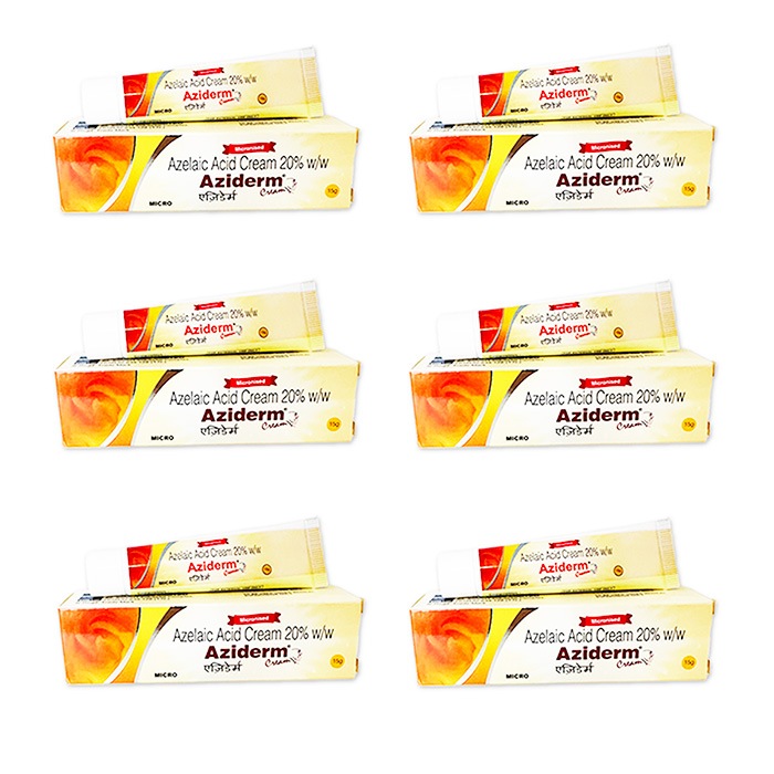 【アゼライン酸20%配合】アジダーム クリーム 15g 6本セット