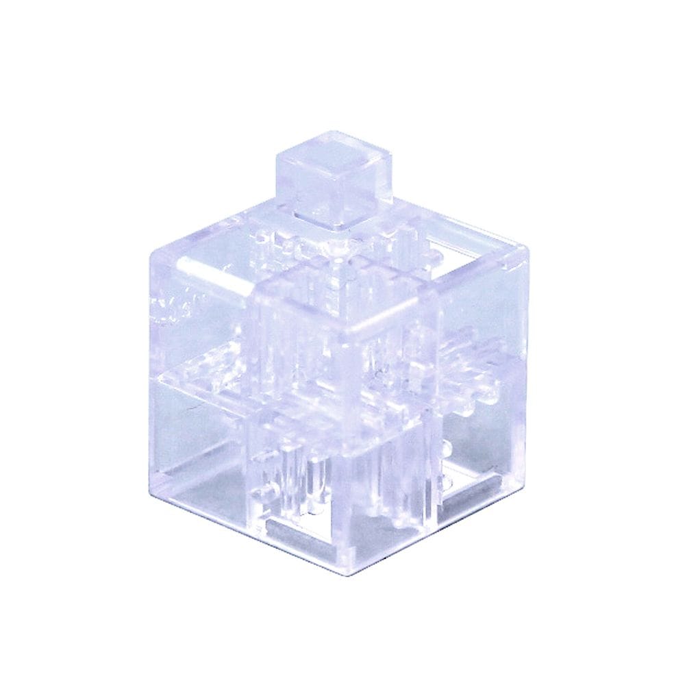 （まとめ買い）Artecブロック パーツ単品 基本四角 100P クリア 77868 [x3セット]