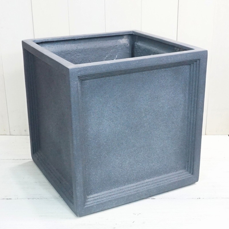植木鉢 おしゃれ 大型 軽い LLキューブM FRP 47cm 穴あり 正方形 プランター 鉢 室内 屋外 観葉植物向け 29,491円