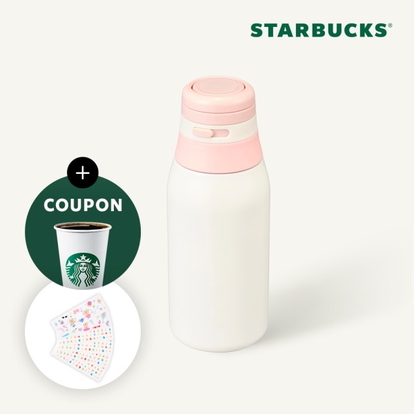 【starbucks】 スターバックス SS プレイ ピンク リラ ステッカー タンブラー 355ml 韓国スタバ