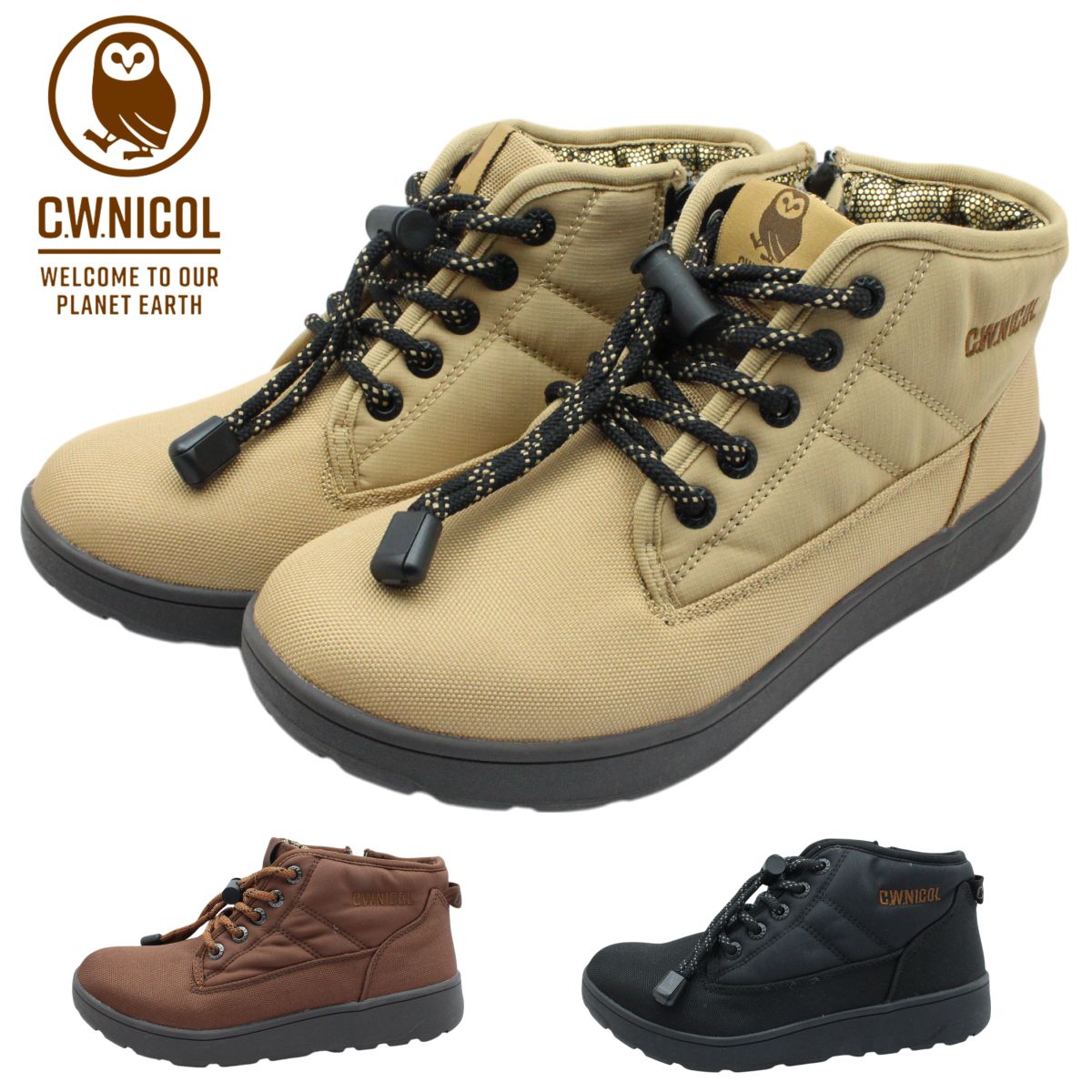 C.W.NICOL シーダブリューニコル レディース スノーブーツ CW-1001 シューズ 防水 軽量 防滑 防寒 靴