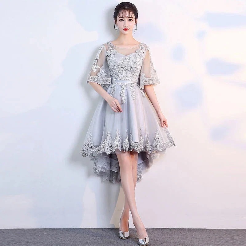 大きいサイズの花嫁介添人ドレス女性プラス脂肪プラス 200 斤脂肪 mm スリム ショート夏パーティー バンケット ドレス スカート 母の日