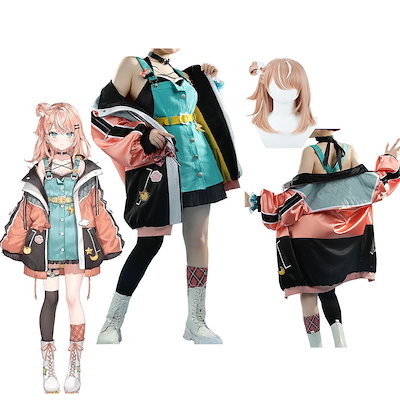 新品 vtuber にじさんじ 五十嵐 梨花 りか コスプレ衣装