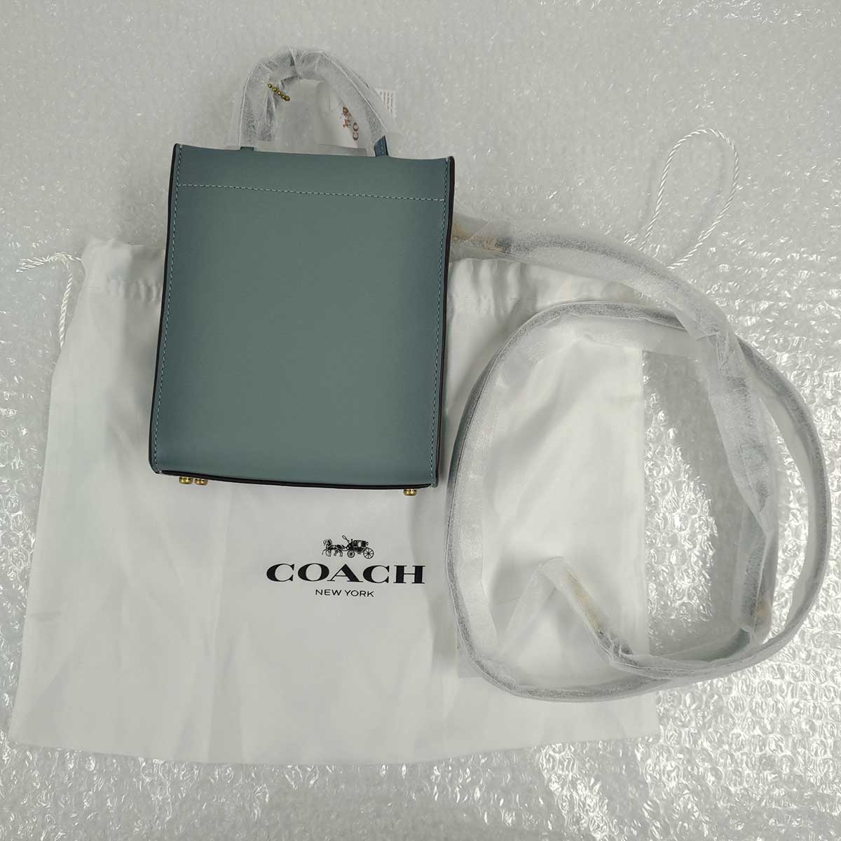 【中古・未使用品】コーチ ミニバッグ ショルダーバッグ ハンドバッグ 2way C4828 B4/SAGE レディース COACH