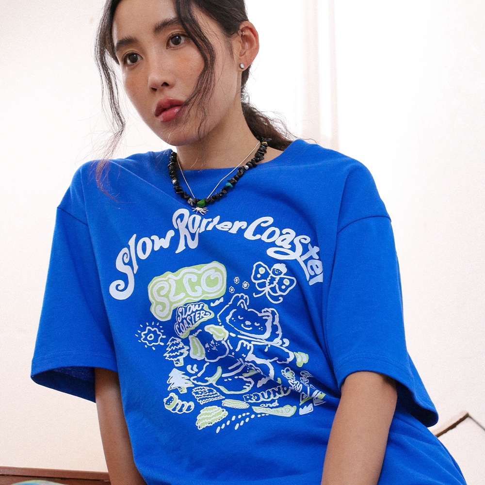 SLCO SLOW DANCE SHORT SLEEVE_[BLUE]