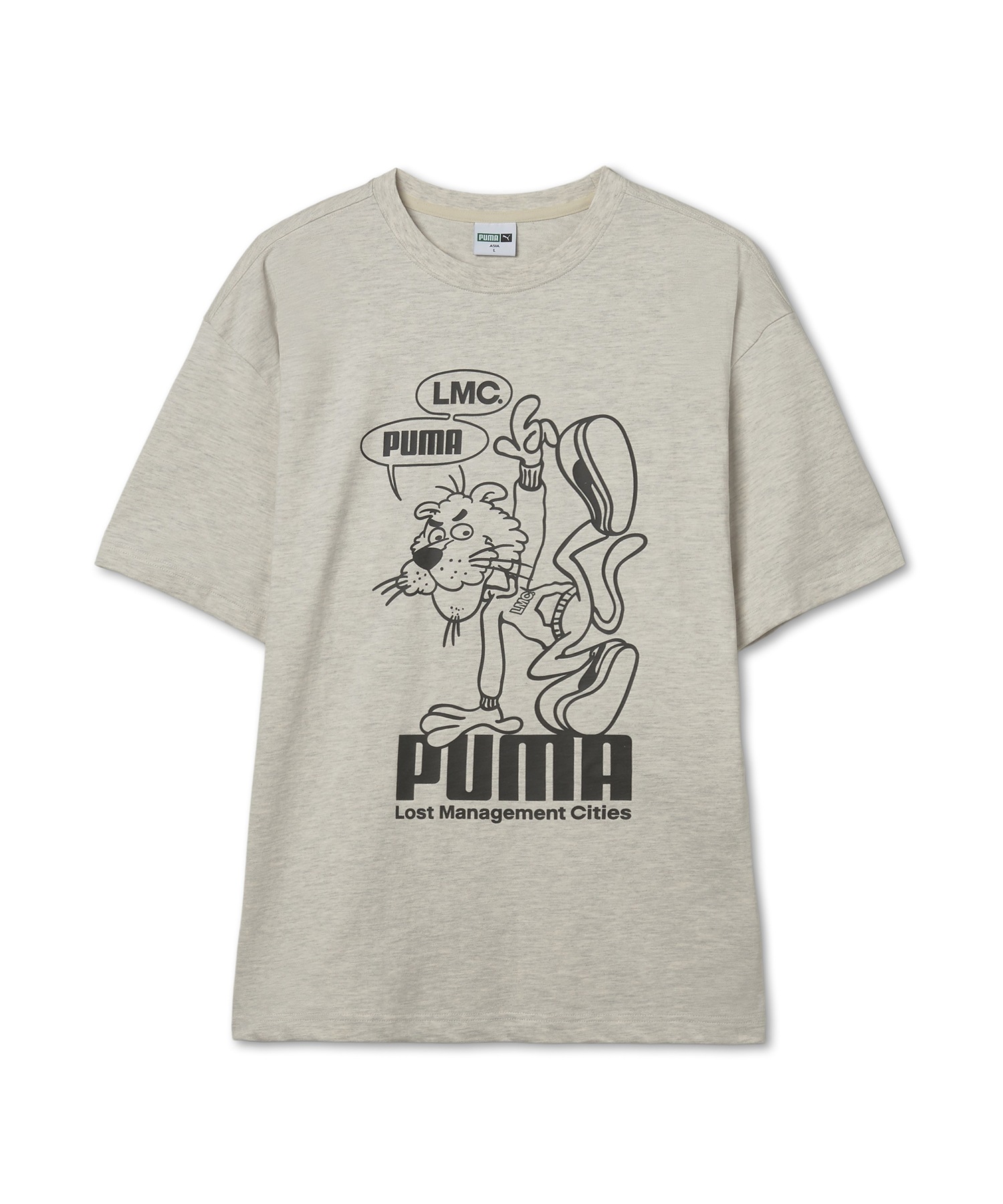 プーマプーマ X LMC グラフィックショートスリーブ T シャツ-ライトベージュ/940067-02 5,040円