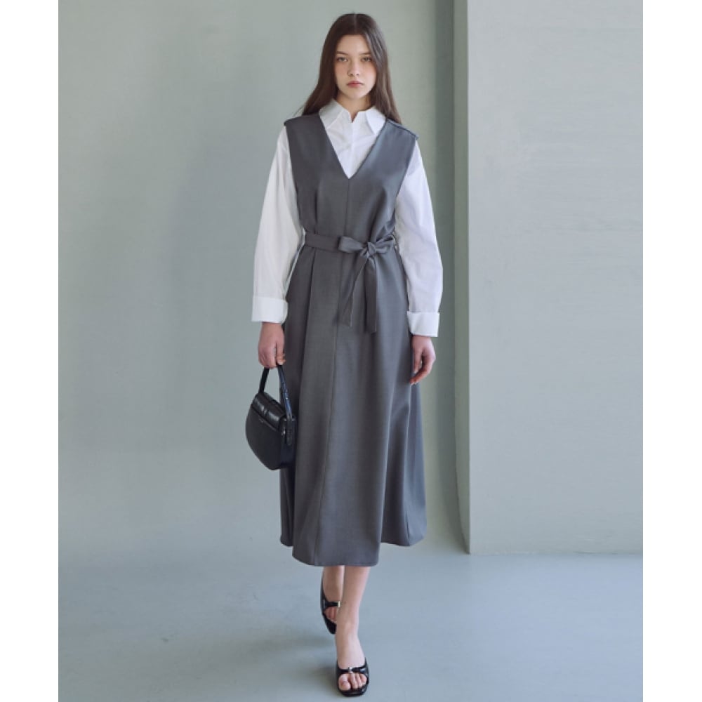 LUSIDA フローマットロングドレス