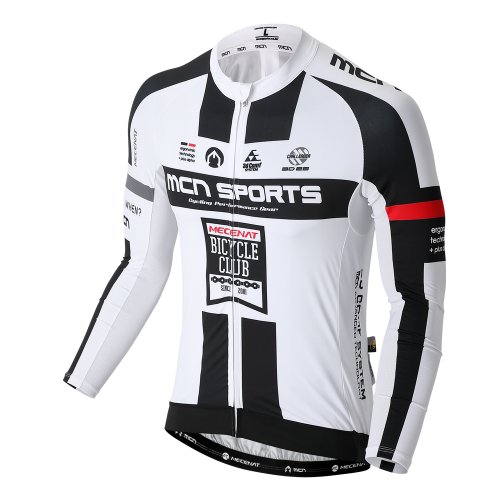 MCNSPORTS ビアンコネロロングスリーブジャージーサイクリングアパレル