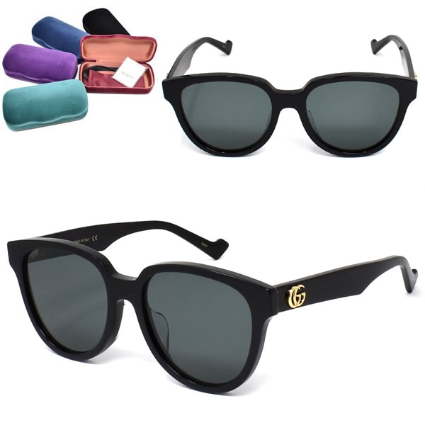 サングラス GG0960SA-002 アジアンフィット メンズ レディース ユニセックス ブラック グレー 25,404円