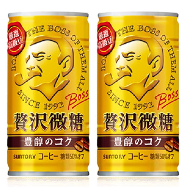 【セール】「60本」ボス　贅沢微糖　缶　185g　30本　2箱　サントリー　BOSS 4,987円