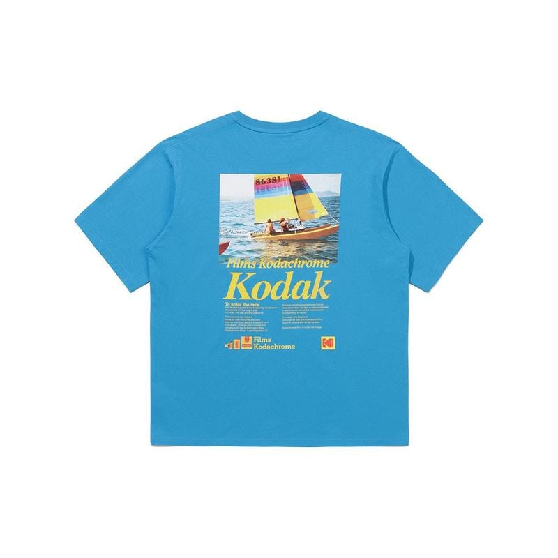 [公式] シーナリーグラフィック半袖Tシャツ BLUE