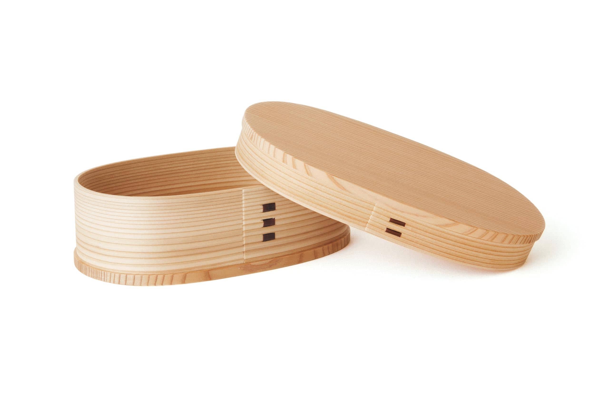 大館工芸社 小判弁当（中）2540 640ml 曲げわっぱ わっぱ 弁当箱 日本製 bento box