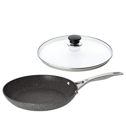 Ballarini バッラリーニ 「 トリノ フライパン 28cm 」 IH対応 グラニチウム 5層コーティング 【日本正規販売品 】 75001-764 ガラス蓋付き