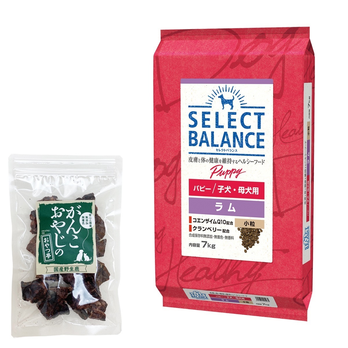 ドッグフード パピーラム 小粒7kg【国産鹿ラング15g付き】